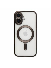 Чохол TPU Metallic Chrome для Apple iPhone 16 Black