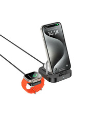 Мережевий зарядний пристрій Hoco CQ16A Astute 3-in-1 (1 USB-C) 36W Black