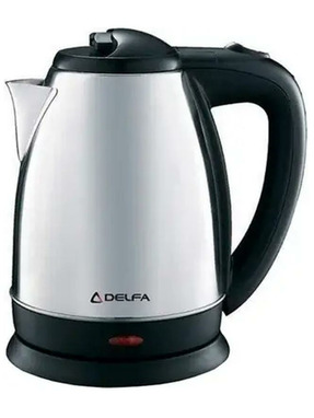 Електрочайник Delfa 3402 X Black and Steel