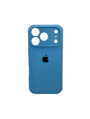 Чохол Silicone Case Full Aquarelle для Apple iPhone 17 Pro Max Cornflower