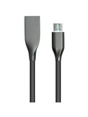 Кабель синхронізації PowerPlant USB to microUSB Black 1 1m Black (CA911226)