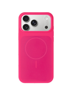 Чохол Silk Duo Color (AA) NO LOGO with Magnetic Fit для Apple iPhone 17 Pro Max Barbie Pink (6983104752)