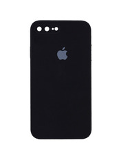 Чохол Silicone Case Square Full Camera для Apple iPhone 7+/8+ Black