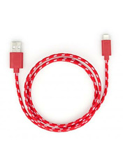 Кабель синхронізації Vinga USB to Lightning 1m Червоний (VCPDCLNB31R)