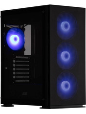 Корпус 2E VIRTUS Без БЖ Midi-Tower Midi-Tower Black (2E-G3301N)