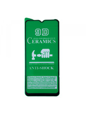 Захисне скло Ceramic для Oppo A15/A15S (OEM) глянсове Black