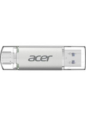 USB накопичувач Acer UT300 Dual Drive USB-C & USB-A 128GB Silver (UT300-128GB)