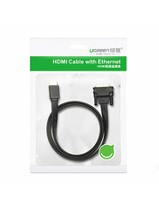 Кабель передачі відео Ugreen HD106 HDMI (M) to DVI (M) Black 2 Ні 2m Black (UGR-10135)