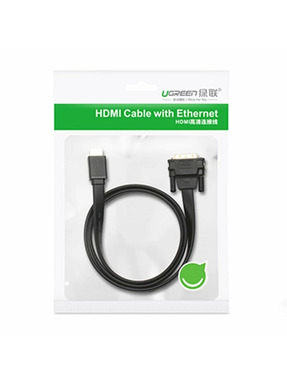 Кабель передачі відео Ugreen HD106 HDMI (M) to DVI (M) 2m Black (UGR-10135)