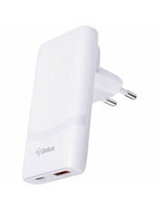 Мережевий зарядний пристрій Gelius VoltX GP-HC067 GaN 65 White Відсутній 1 USB-A + 1 USB-C (1 USB-A + 1 USB-C) 65W White (101284)
