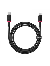 Кабель синхронізації Baseus Dura Type-C to Type-C Black/Red 1 100W 1m Black/Red (P10377803U01-01)