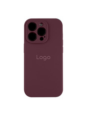 Чохол Silicone Case Full Size with Frame для Apple iPhone 15 Pro Max Maroon Maroon (6938271054)
