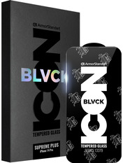 Захисне скло ArmorStandart Supreme Black Icon для Apple iPhone 14 Pro Black глянсове (ARM69295)