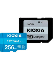Карта пам'яті Kioxia Exceria G2 microSDXC 256GB UHS-I U3 + SD-adapter 256 ГБ