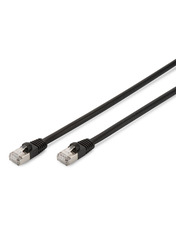 Мережевий патч-корд Digitus Professional Cat.6 S/FTP Чорний Black 1 1m Black (DK-1644-010/BL-OD)
