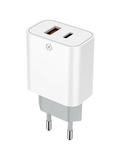 Мережевий зарядний пристрій Piko TC-PD202 (1 USB-A + 1 USB-C) 20W White (1283126515132) Відсутній 1 USB-A + 1 USB-C 20 White