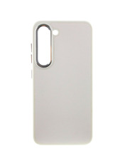 Чохол Bonbon Leather Metal Style для Samsung Galaxy S906 S22+ White White (6982751043)
