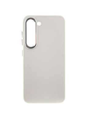 Чохол Bonbon Leather Metal Style для Samsung Galaxy S906 S22+ White (6982751043)