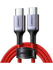 Кабель синхронізації Ugreen US294Type-C to Type-C 60W 1m Red (UGR-0186)