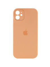 Чохол Silicone Case Full Camera Protective для Apple iPhone 12 Cantaloupe