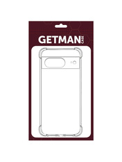 Чохол GETMAN Ease logo посилені кути для Google Pixel 8 Transparent