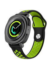 BeCover Vents Style Xiaomi Amazfit/Samsung 20 mm Чорний Black/Yellow (705769)