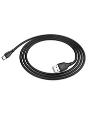 Кабель синхронізації Hoco X61 Ultimate Silicone USB to Type-C 30W 1m Black