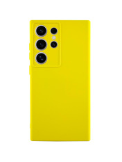 Чохол GETMAN Liquid Silk Full Camera для Samsung Galaxy S928 S24 Ultra Yellow Yellow (6942871053)