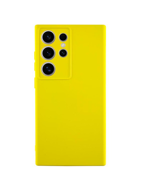 Чохол GETMAN Liquid Silk Full Camera для Samsung Galaxy S928 S24 Ultra Yellow (6942871053)