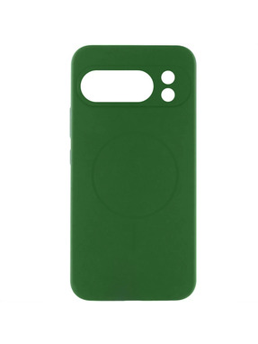 Чохол Silicone Cover Lakshmi Full Camera (AA) with Magnetic Fit для Google Pixel 9a Dark Green (6938175024)