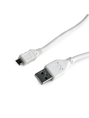 Кабель синхронізації Cablexpert USB to microUSB White 0,5 0,5m White (CCP-mUSB2-AMBM-W-0.5M)
