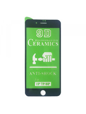Захисне скло Ceramic для Apple iPhone 7 Plus/8 Plus Глянсова Black Black (OEM) глянсове