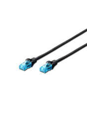 Мережевий патч-корд Digitus Cat.5e UTP Чорний Black 5 5m Black (DK-1512-050/BL)