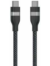 Кабель синхронізації Anker Upcycled Braided Type-C to Type-C Black 1,8 Ні 240W 1,8m Black (A82E2H12)