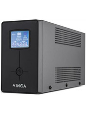 ДБЖ Vinga VPC 2 x 12V/7Ah 1200 (720W) LCD EURO Black (VPC-1200M)