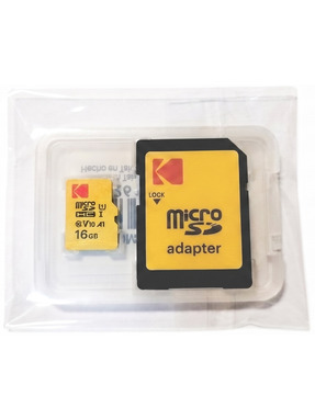 Карта пам'яті Kodak microSDHC 16GB Class 10 UHS-I + SD-adapter (EKMSDM16GHC10J60K)