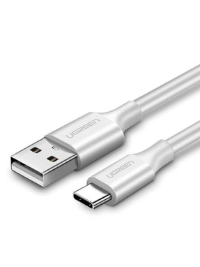 Кабель синхронізації Ugreen US287 USB to Type-C 30W 0,25m White (60119)