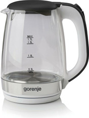 Електрочайник Gorenje K17GXG Black/White