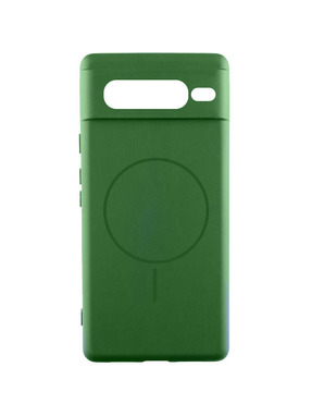 Чохол Silicone Cover Lakshmi Full Camera (AA) with MagFit для Google Pixel 7 Pro Dark Green (6948172036)