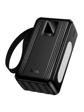 Павербанк Hoco J173A Jingyao 1xUSB-C + 2xUSB-A 22,5W 30000mAh Black