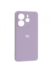Чохол Silicone Case Full Aquarelle для Xiaomi Redmi Note 14 4G Global version Lilac
