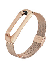 BeCover Metal Mi Band 3/4 Рожевий Rose Gold (704654)