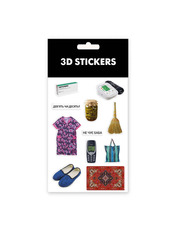 3D стікери "Не чує баба" 3D стікери