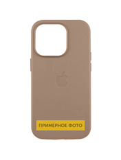 Чохол Leather Case with MagSafe для Apple iPhone 16e Taupe
