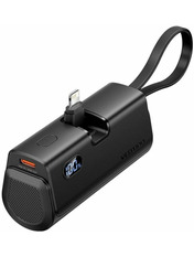 Павербанк Vention FHRB0 1xUSB-C 22,5W 4800mAh Black (FHRB0)
